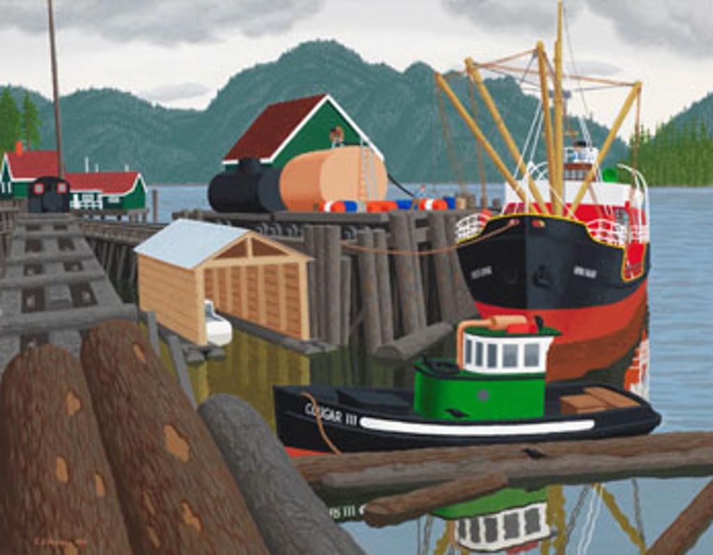 Edward John (E. J.) Hughes (1913-2007) - Cumshewa Inlet, Queen Charlotte Islands
