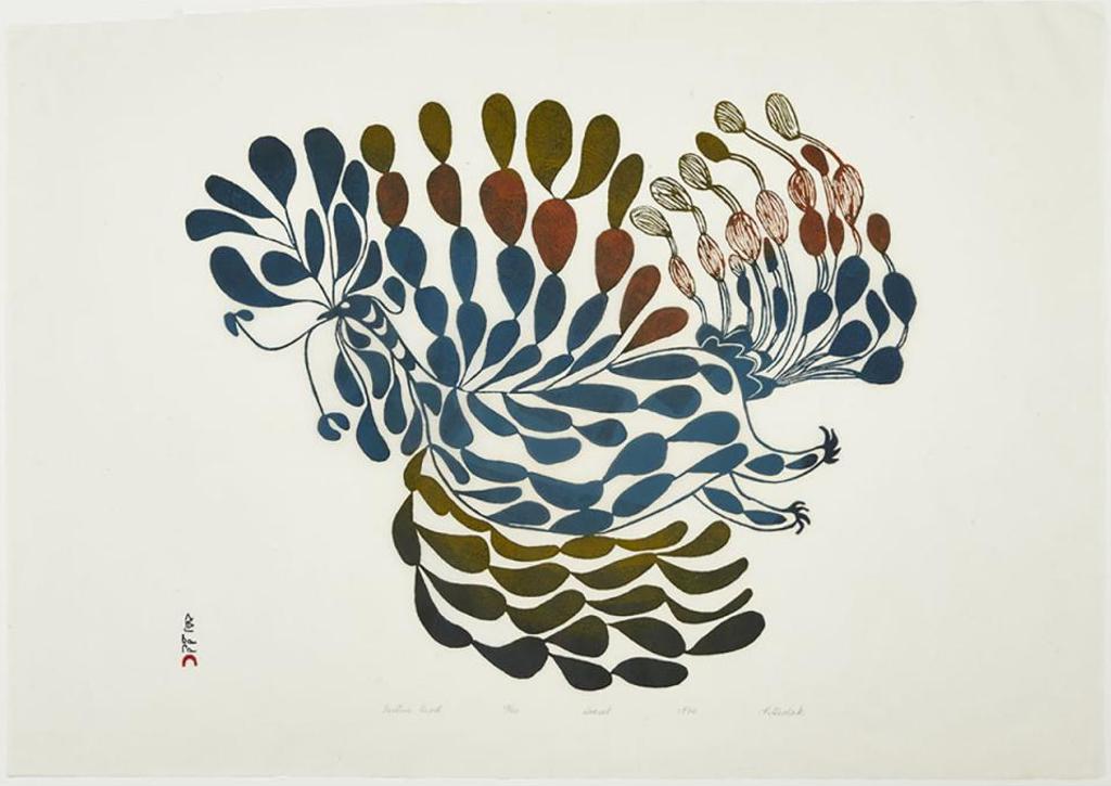 Pitseolak Ashoona (1904-1983) - Festive Bird