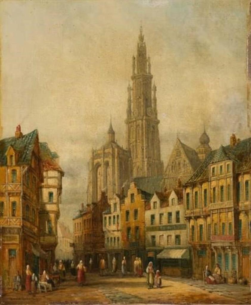 David Roberts (1796-1864) - Abbeville, France