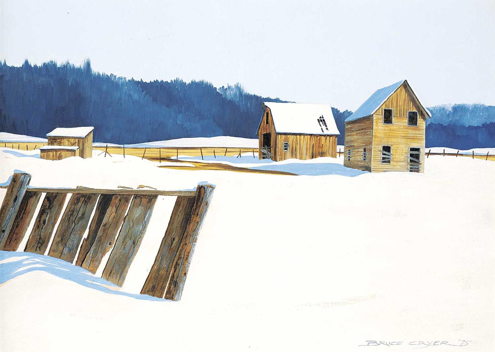 Bruce Cryer (1947) - Untitled - Winter Shadows