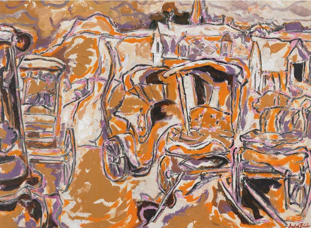 Andre Charles Bieler (1896-1989) - Les Voitures, 1967
