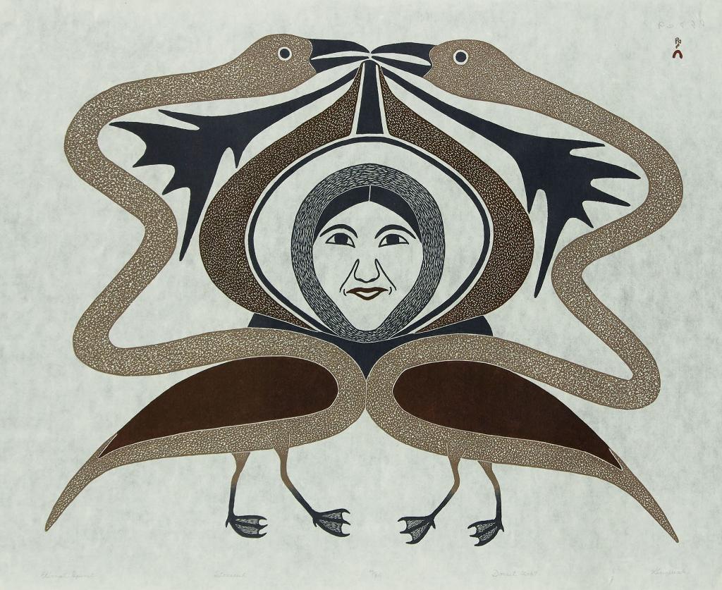 Kenojuak Ashevak (1927-2013) - Eternal Spirit