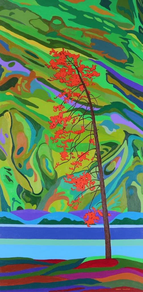 Cheryl Chartier (1952) - Lake Pine Dreaming Of Forests
