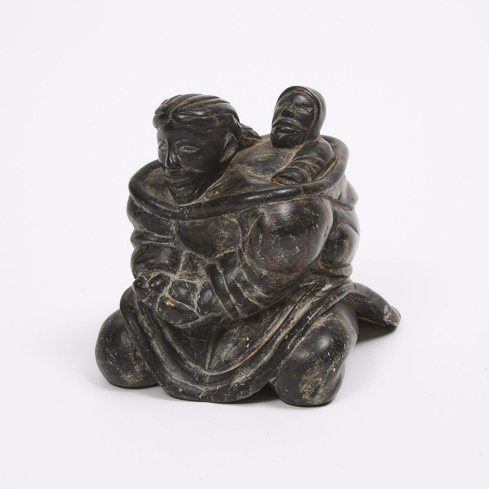 Peter Qaulli Tukula (1909) - Seated Mother And Child