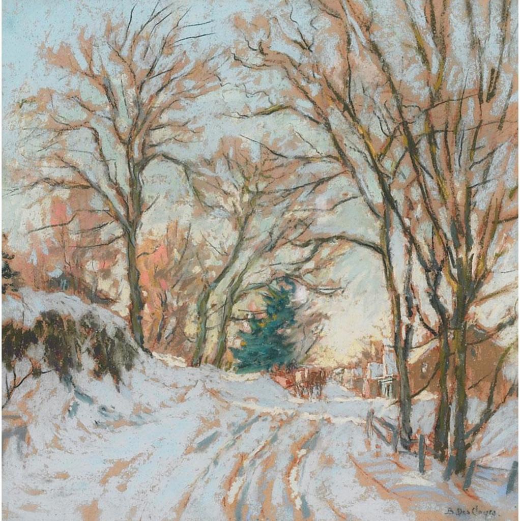 Berthe Des Clayes (1877-1968) - Sleighing Scene