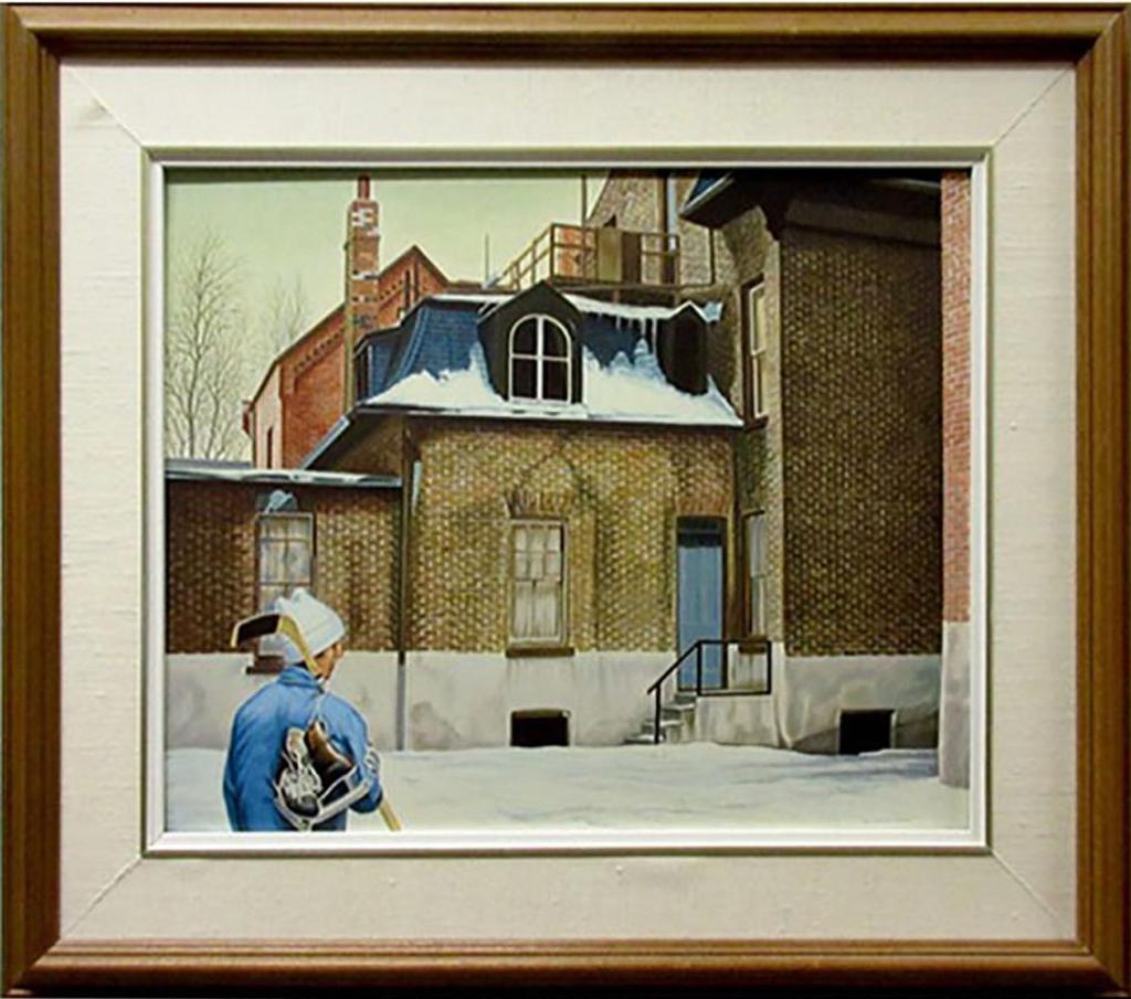 A. Nelson Dancy (1925) - Untitled (Hockey Practice)