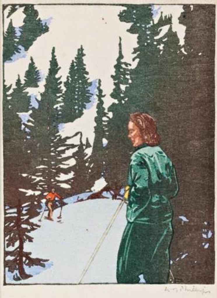 Walter Joseph (W.J.) Phillips (1884-1963) - Ski Trail