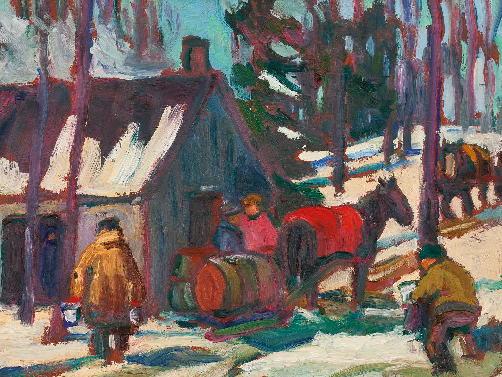 Kathleen Moir Morris (1893-1986) - Maple Sugar Time