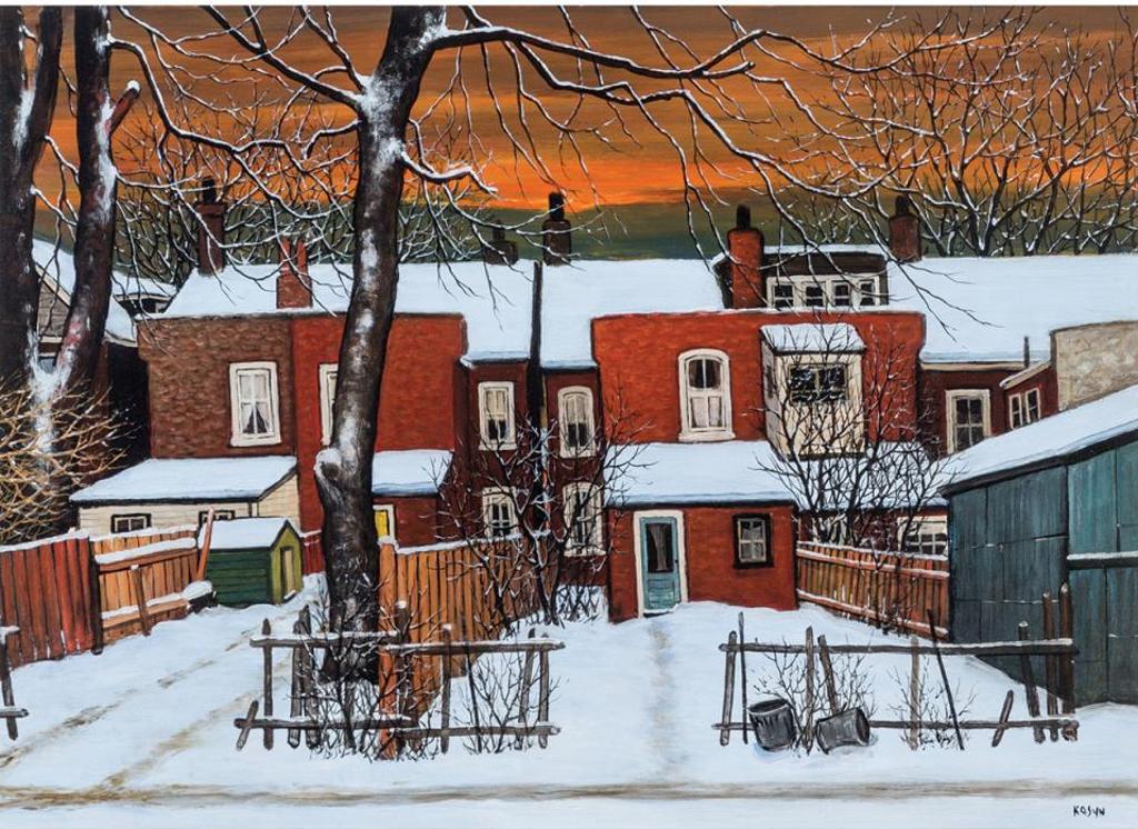 John Kasyn (1926-2008) - View From Heward Street Lane