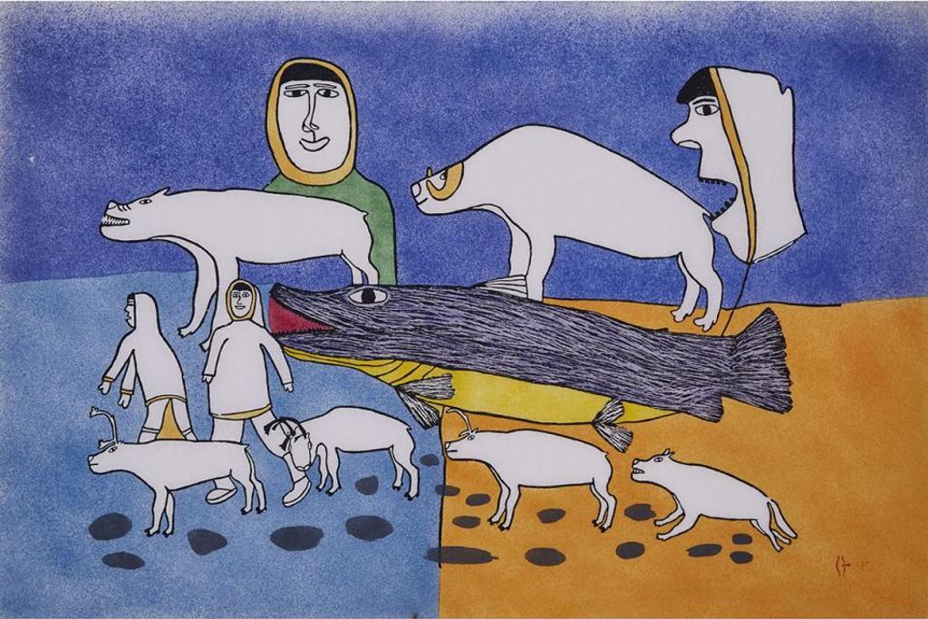 Simon Tookoome (1934-2010) - Each Depends On The Other