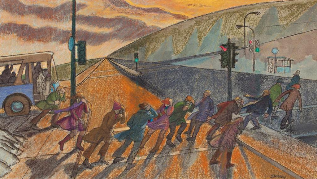 Philip Henry Howard Surrey (1910-1990) - March Wind 1965, Montreal