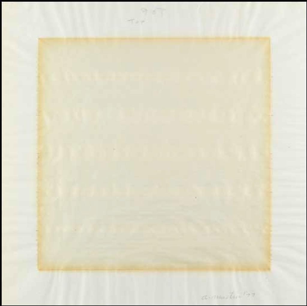 Agnes Bernice Martin (1912-2004) - Untitled