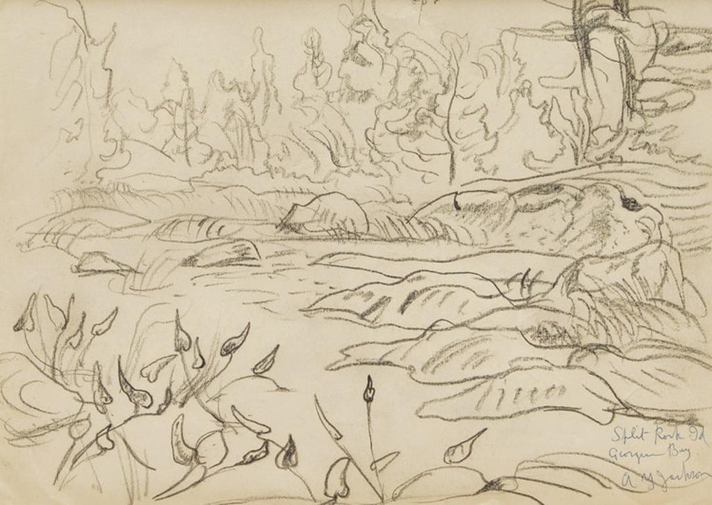 Alexander Young (A. Y.) Jackson (1882-1974) - Split Rock Island, Georgian Bay