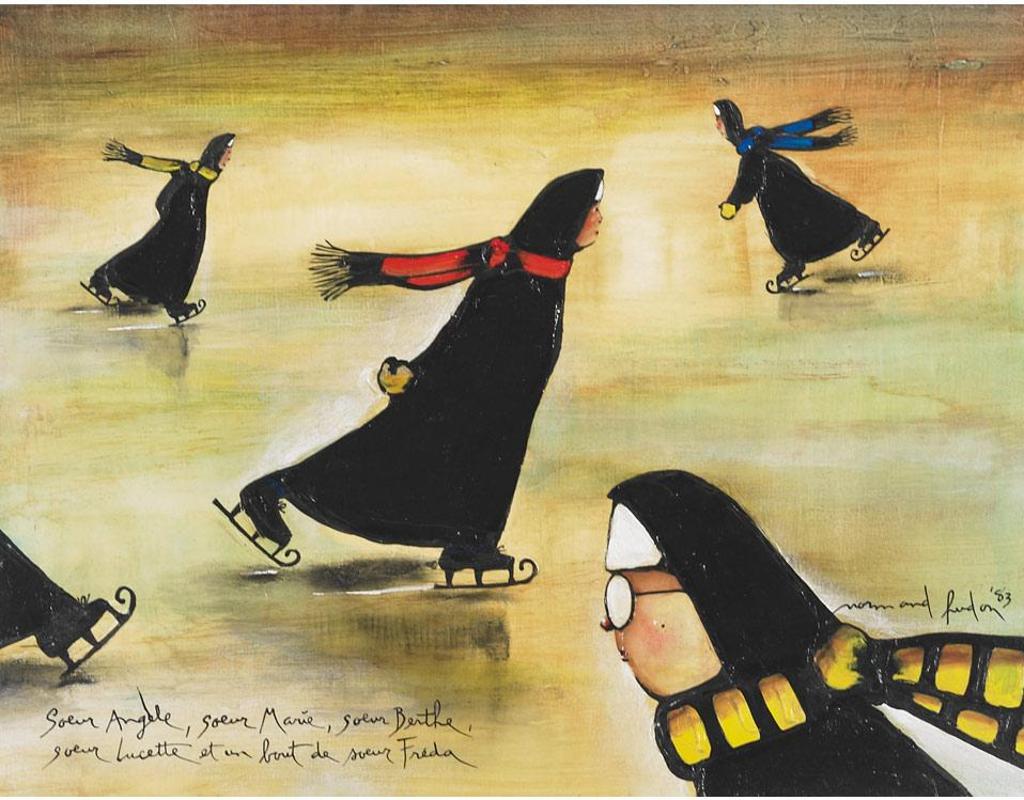 Normand Hudon (1929-1997) - Soeur Angele, Soeur Marie, Soeur Berthe, Soeur Lucette Et Un Bout De Soeur Freda