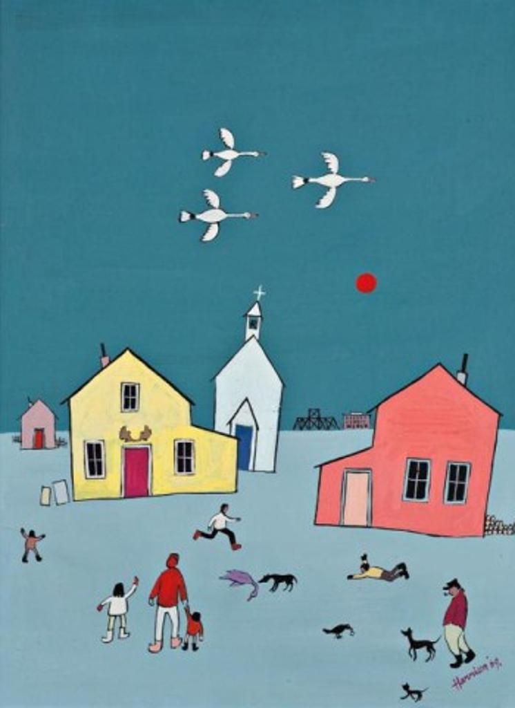 Ted Harrison (1926-2015) - The Purple Goose