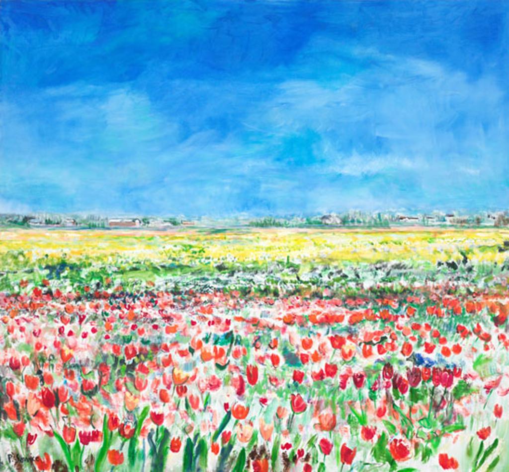 Pat Service (1941) - Early Tulip Field