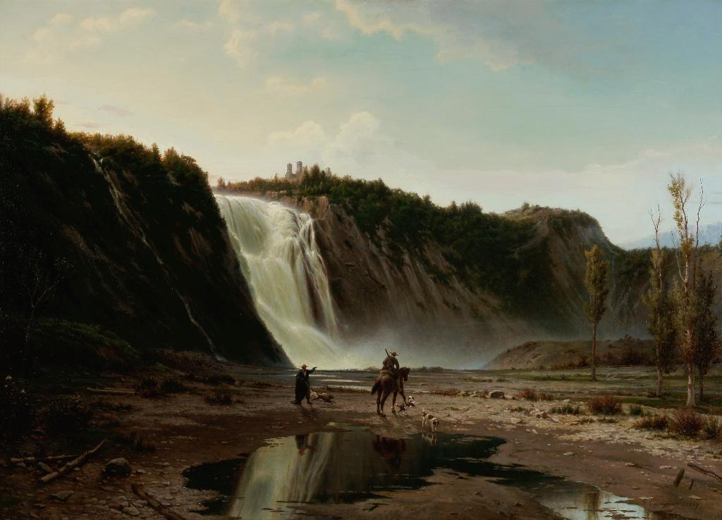 Guido Carmignani (1838-1909) - Cascada Del Montmorenci