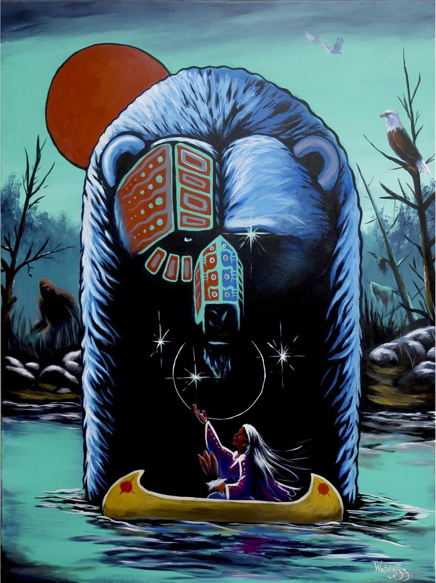 Dwayne Wabegijig - Untitled (Bear)