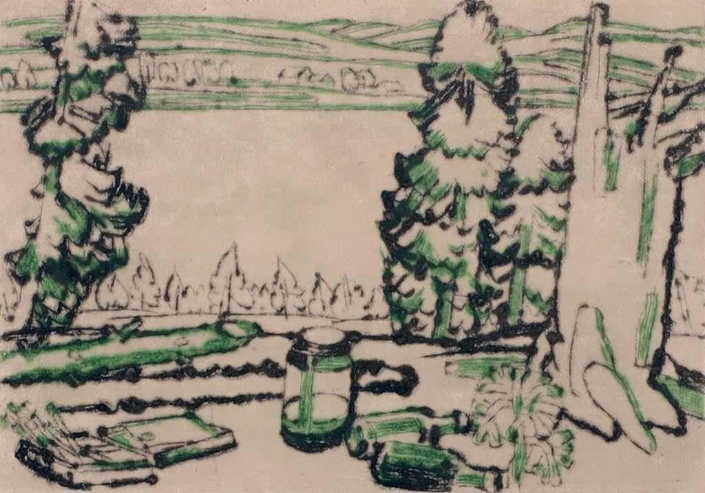 David Browne Milne (1882-1953) - Painting Place; 1931