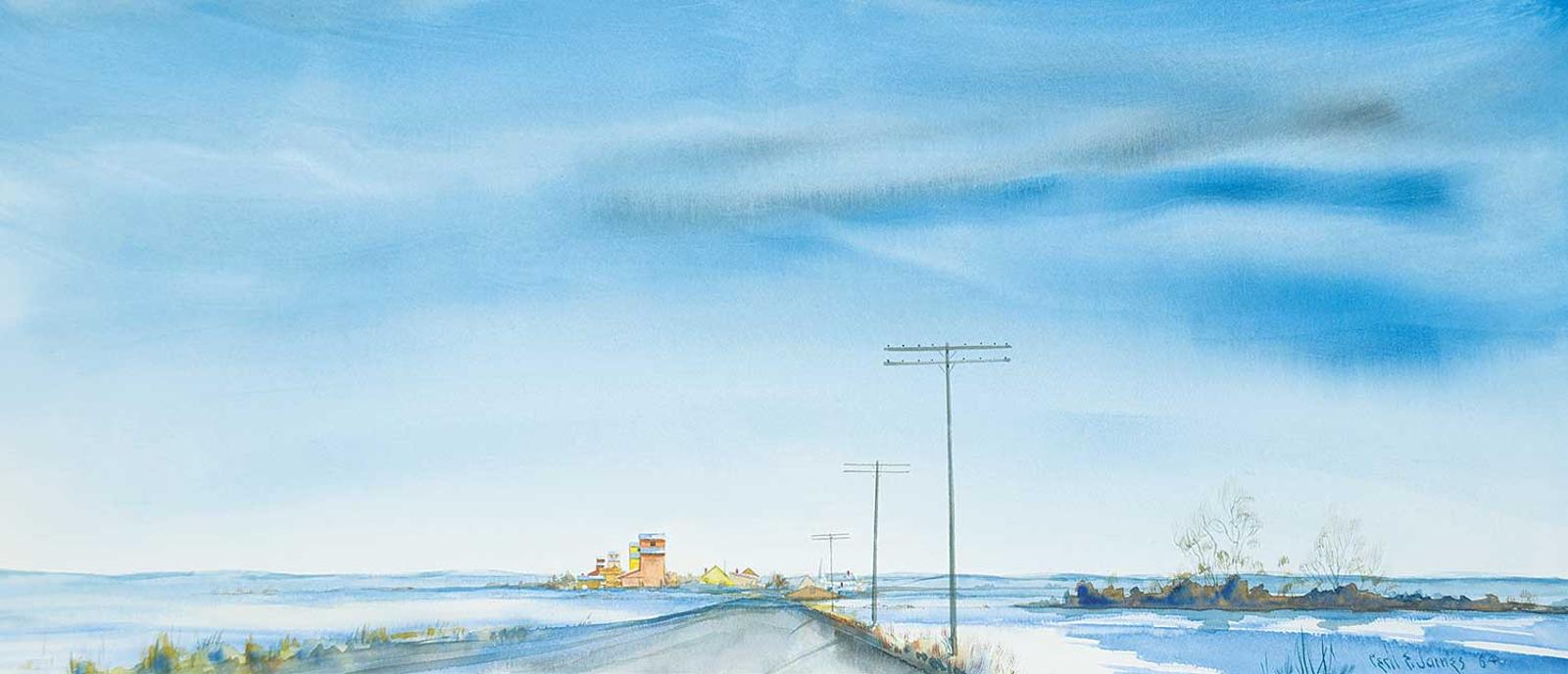 Cecil E. James (1908-1996) - Untitled - Down the Road