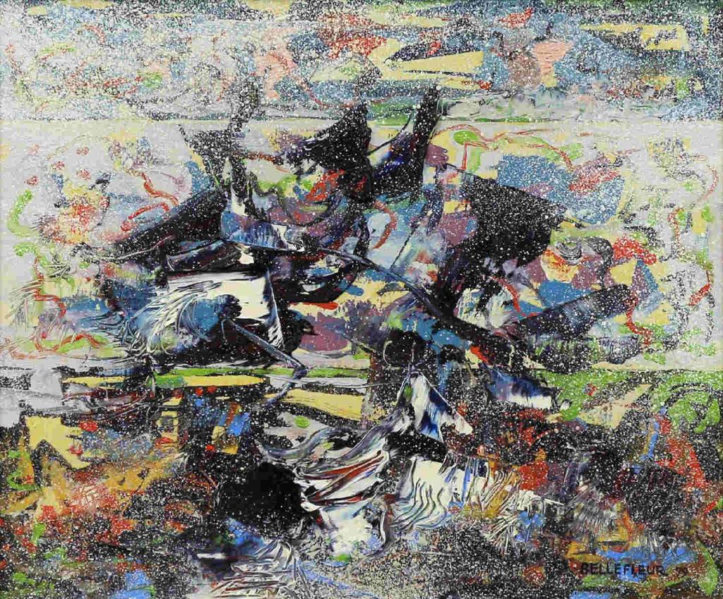 Léon Bellefleur (1910-2007) - Vers La Jetee; 1979