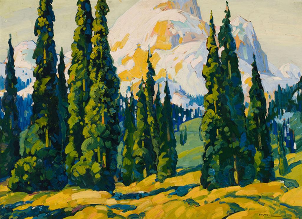 Graham Norble Norwell (1901-1967) - Landscape with Trees