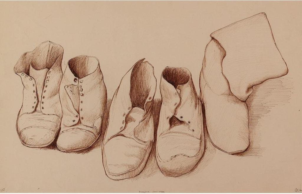 William Kurelek (1927-1977) - Pioneer Footwear