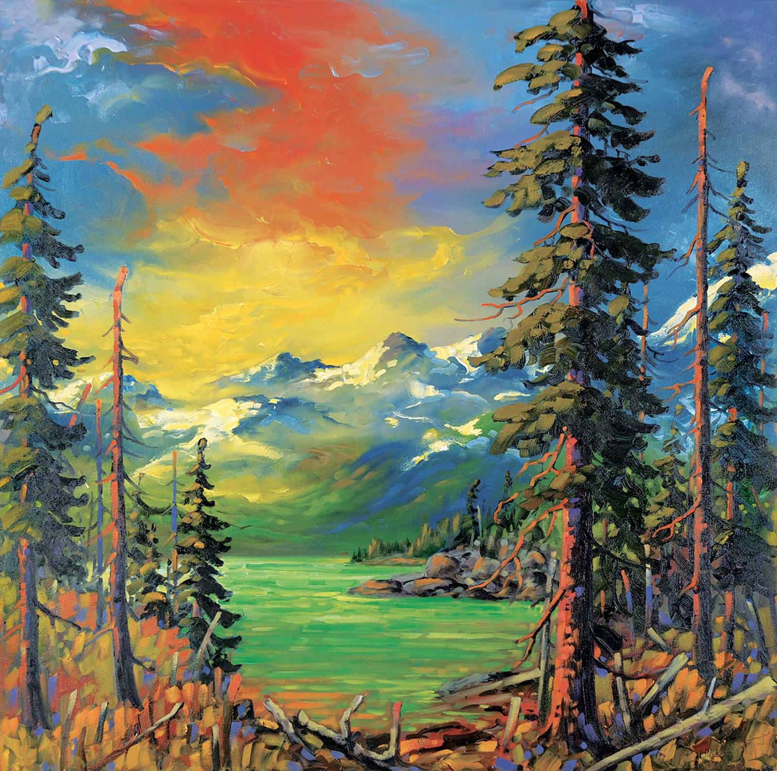 Rod Charlesworth (1955) - Mystic and Emerald, Canadian Rockies