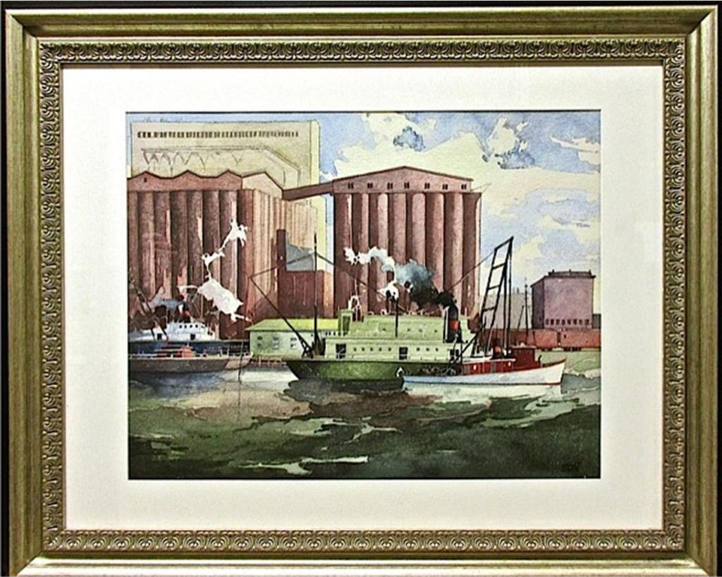 Garnet Hazard (1903-1987) - Untitled (Harbour Study)