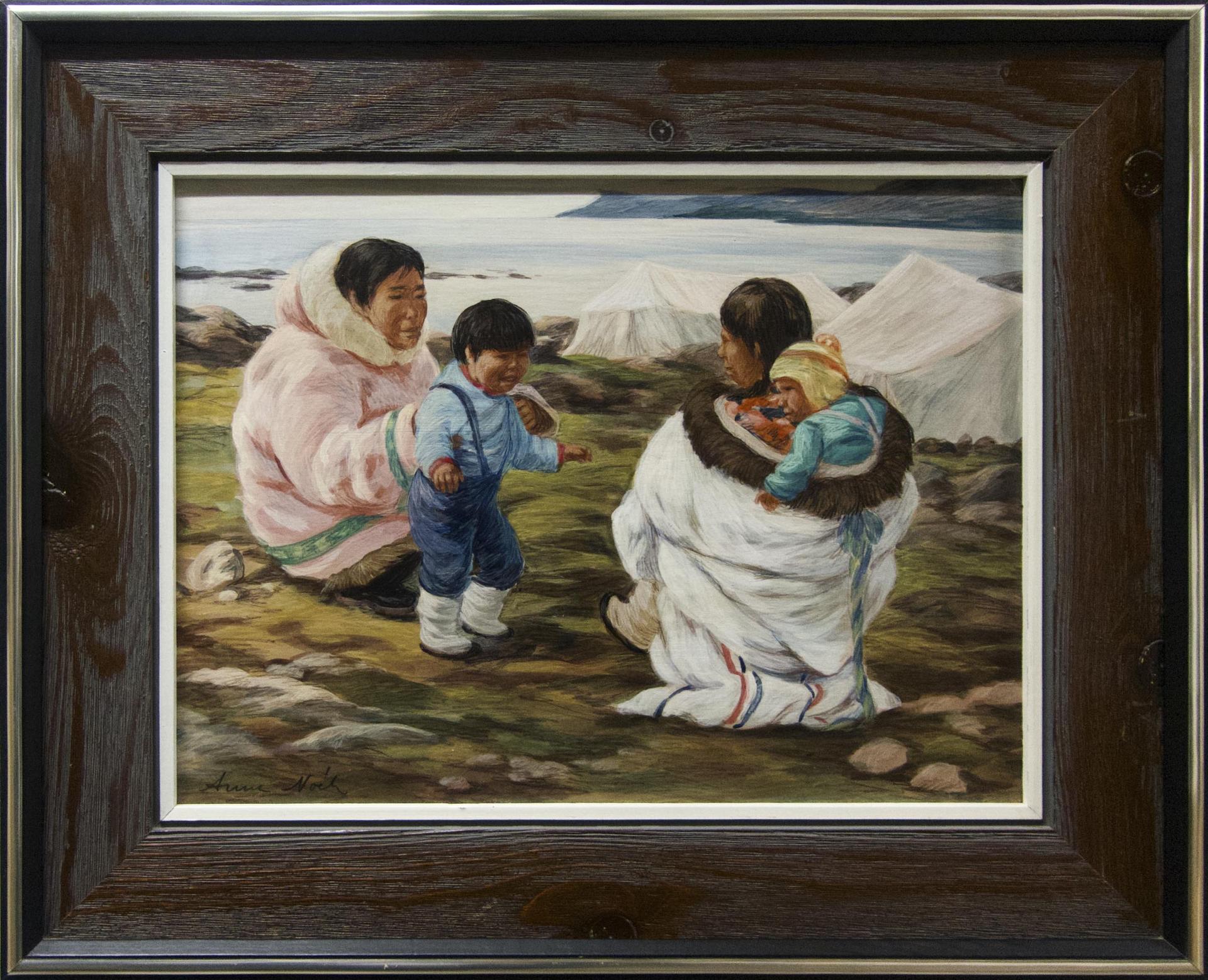 Anna T. Noeh (1926-2016) - Visit In Summer Camp