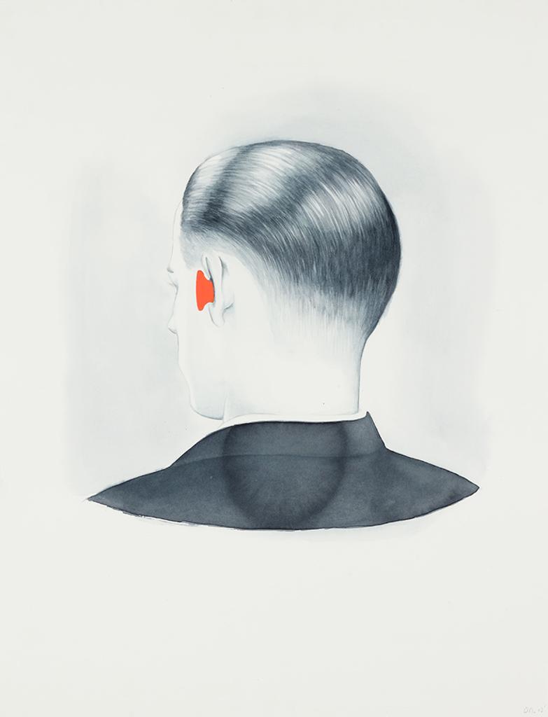 Derek Root (1960) - Untitled (Man with Ear Plugs)