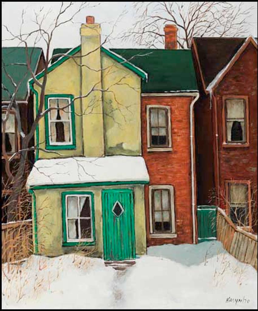 John Kasyn (1926-2008) - Back Yard on Indian Cres.