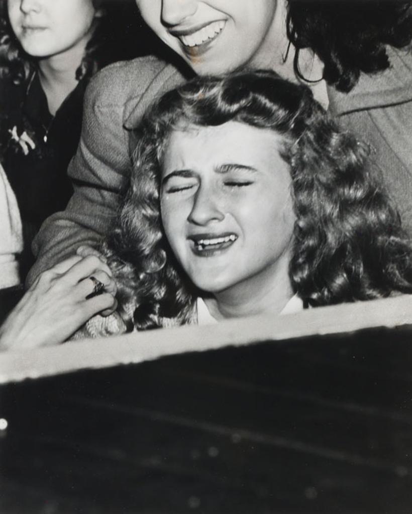 Weegee (1899-1968) - Ecstasy Face, Frank Sinatra Concert, N.Y.C.