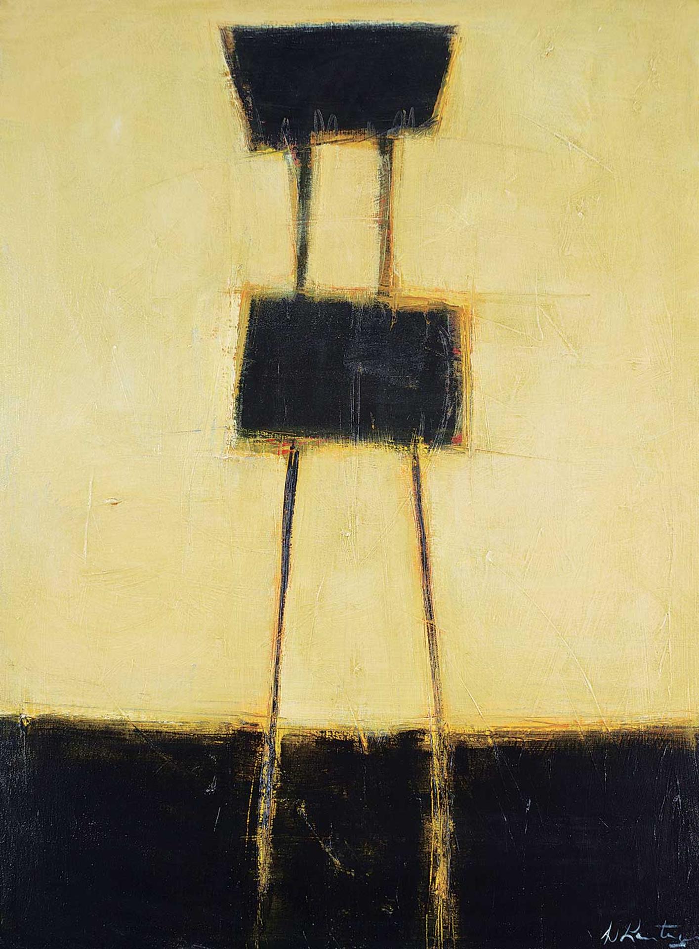Danielle Lanteigne (1959) - Chaise au Plancher Noire