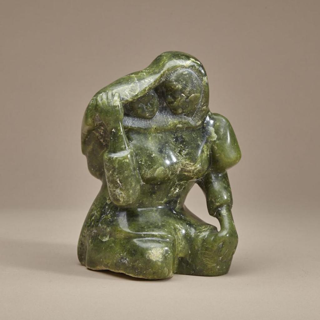 Jamesie Arvaluk - Mother Adjusting Amaut With Child