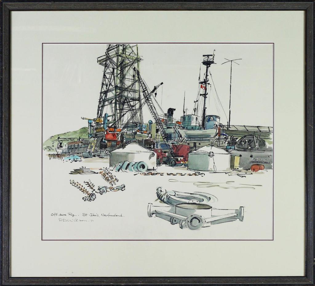 R.D. (Richard) Wilson - Offshore Rig, St. John's, Newfoundland