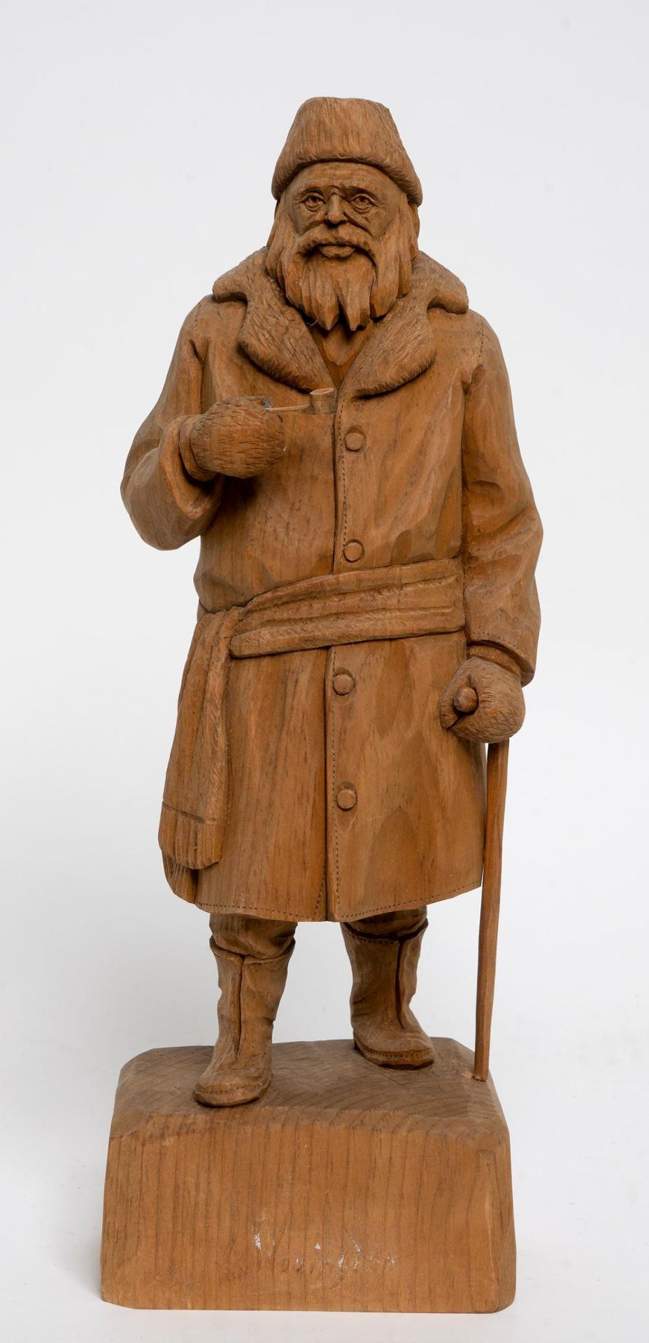 Gaetan Hovington (1946) - Untitled - Man with Pipe and Cane