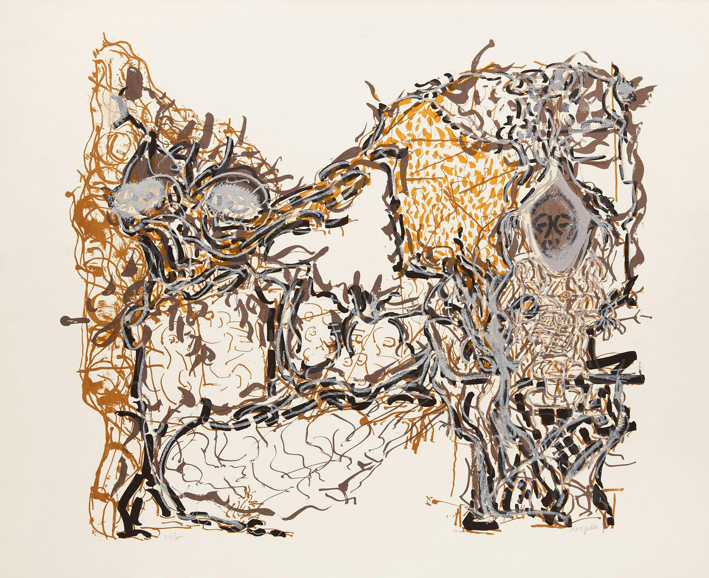 Jean-Paul Riopelle (1923-2002) - Affiche avant la lettre, No. 185, 1980
