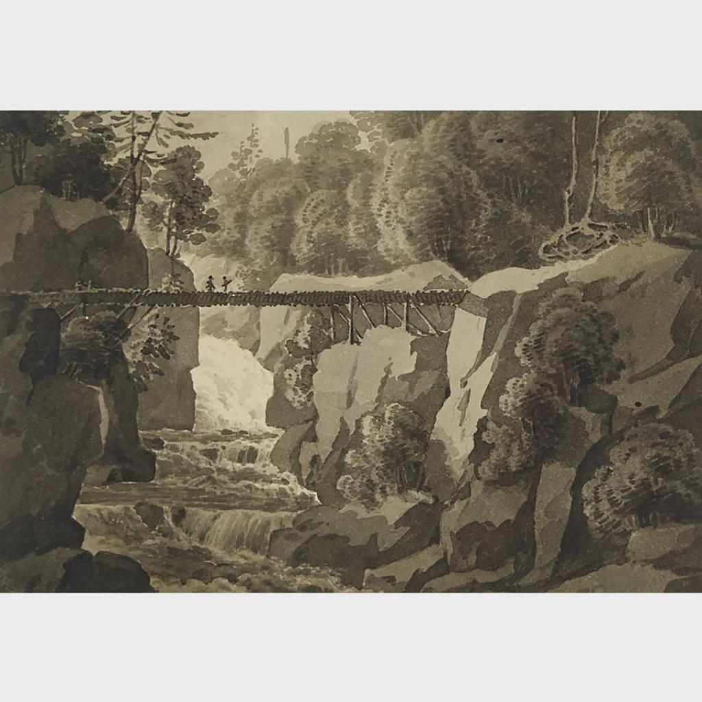 George Heriot (1766-1844) - Falls Of The Poquisque On The River, St John, N.B.