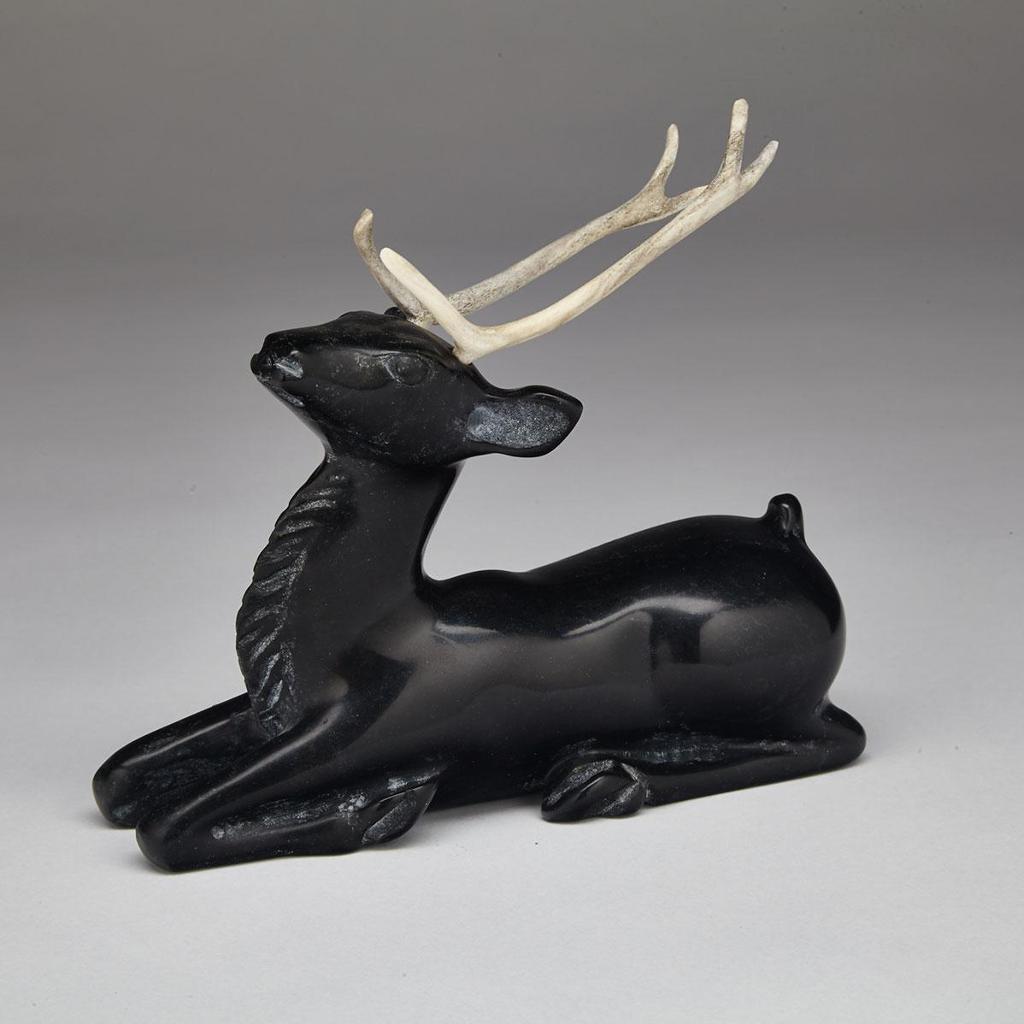 Sangani Osuitok (1961-2011) - Kneeling Caribou