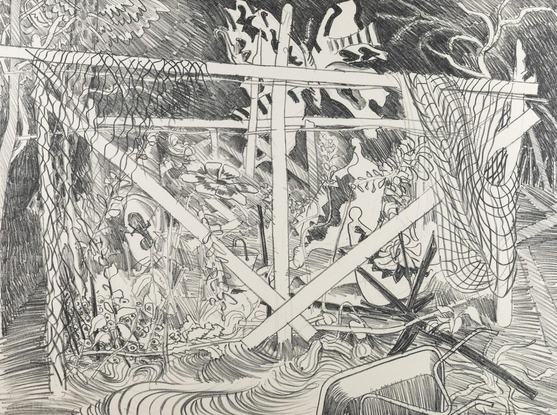 Jack Leaonard Shadbolt (1909-1998) - Secret Garden #6
