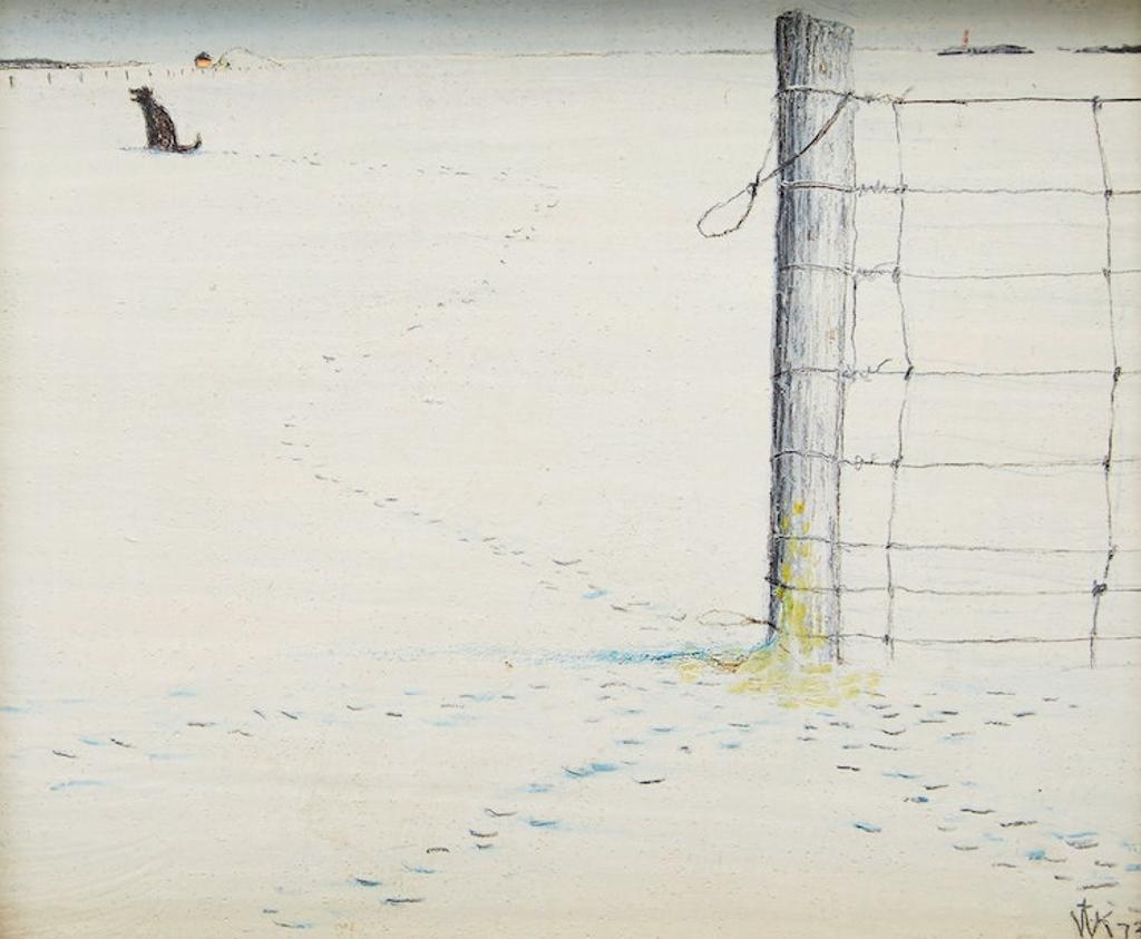 William Kurelek (1927-1977) - The Well Watered Post
