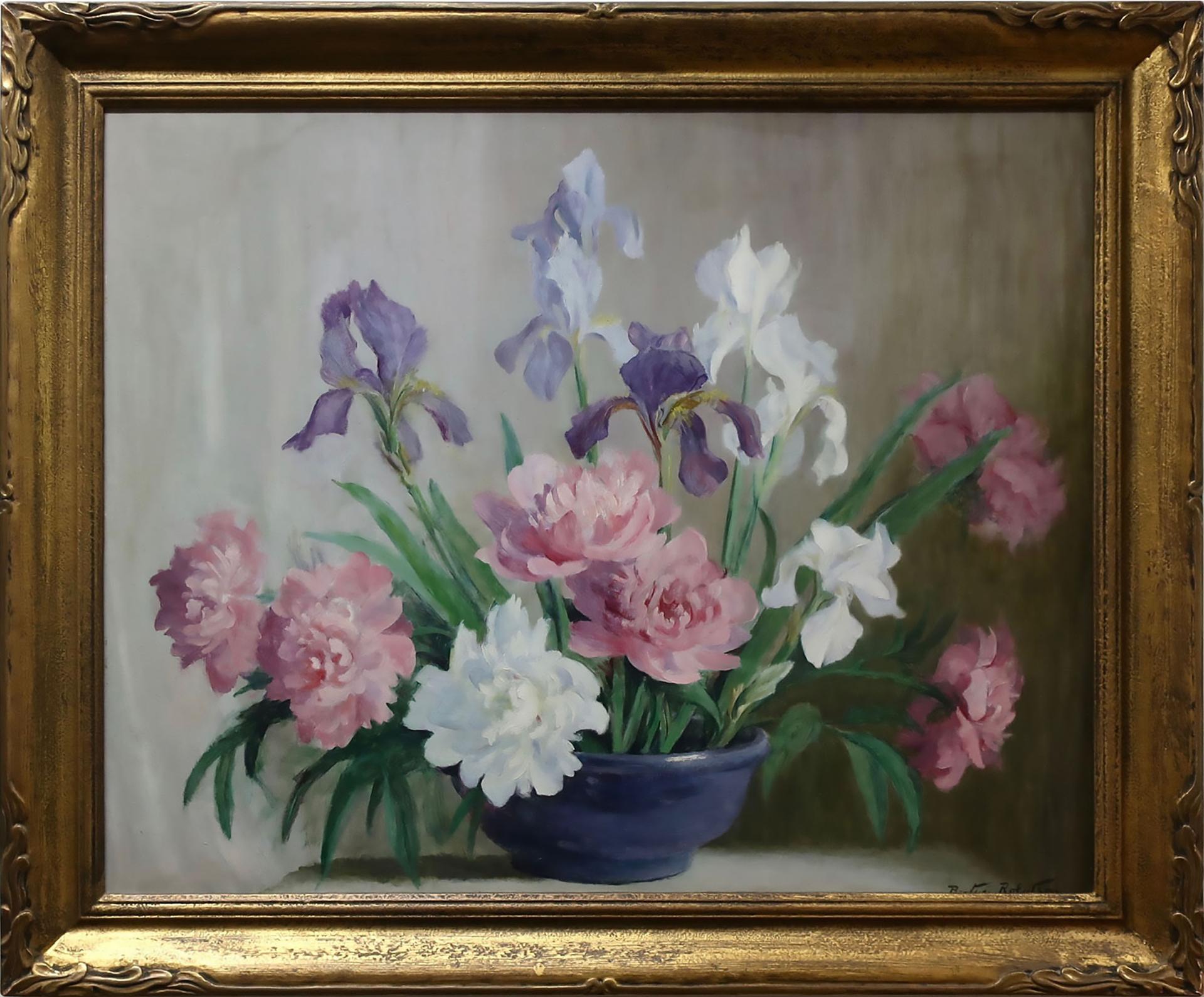 Beatrice Hagarty Robertson (1879-1962) - Iris And Peonies