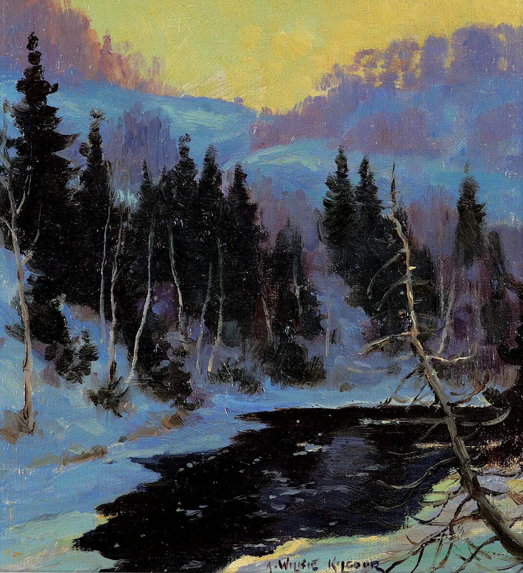 Andrew Wilkie Kilgour (1860-1930) - March Evening, St. Austin