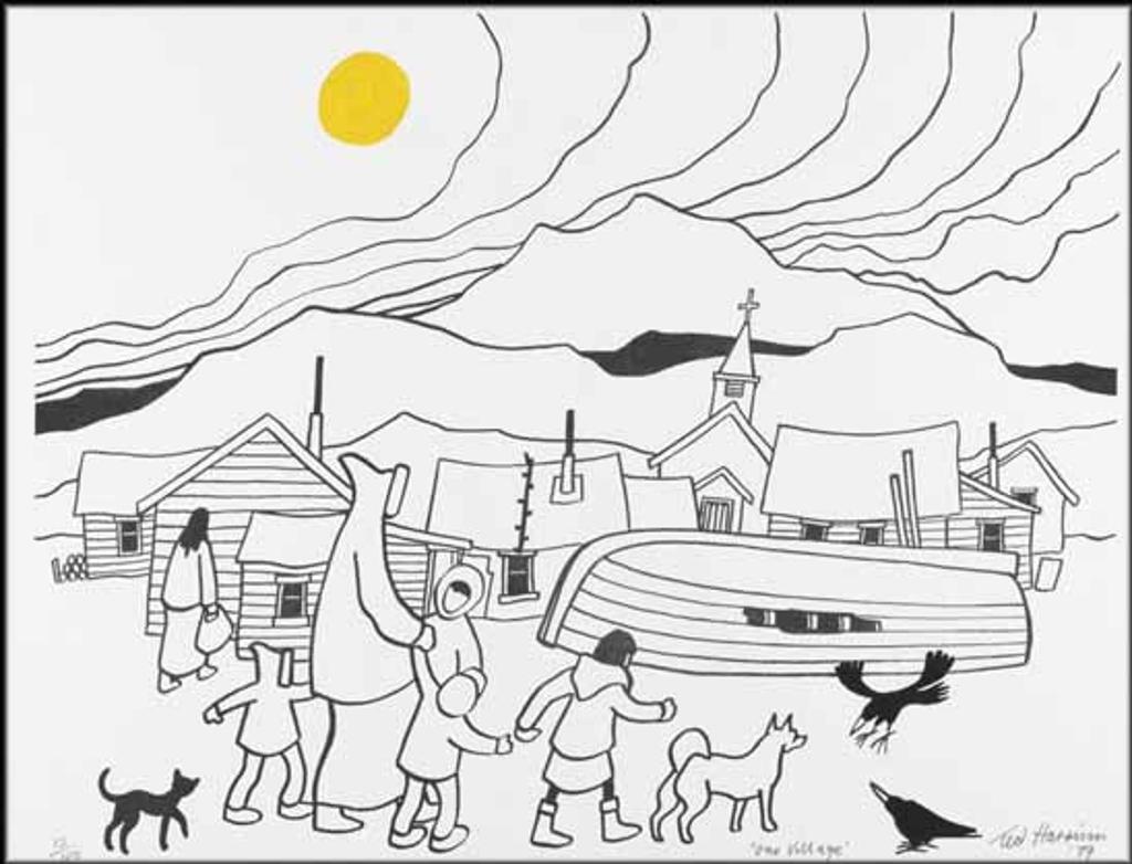 Ted Harrison (1926-2015) - Our Village