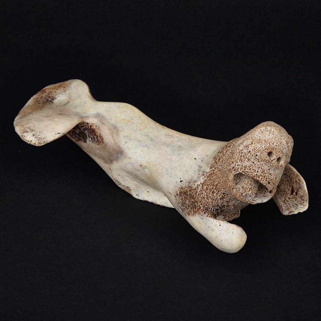 Jacobie Avingaq (1941) - Swimming Sedna With Tattooed Face