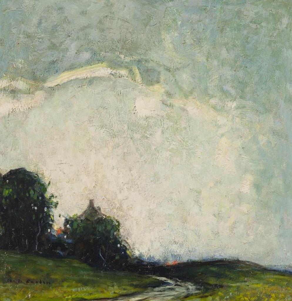 Marc-Aurèle Fortin (1888-1970) - House on a Winding Lane