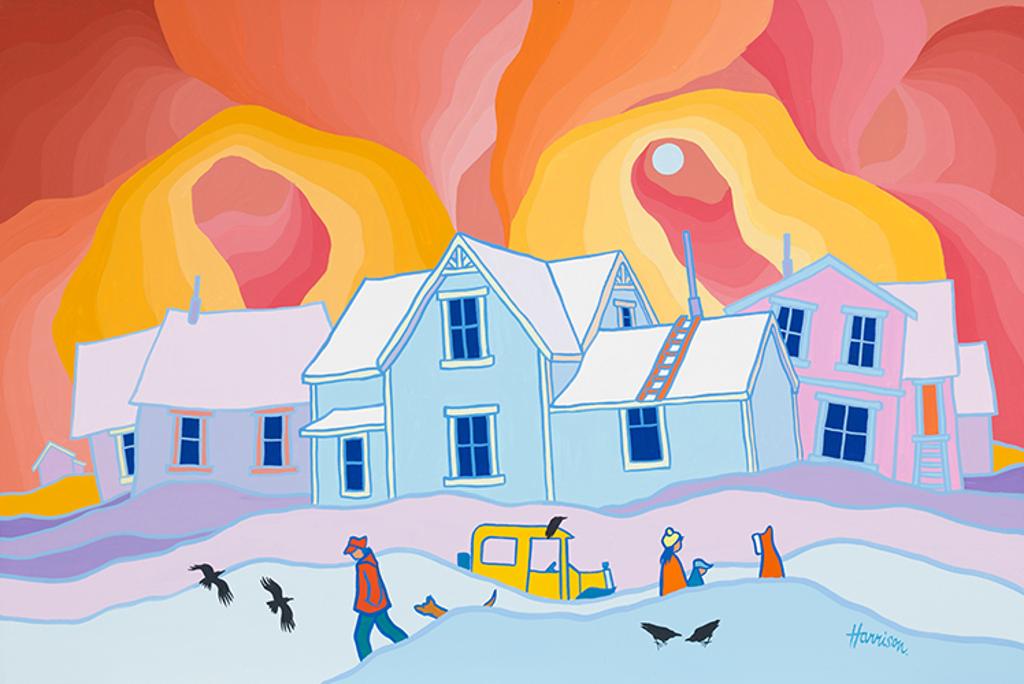 Ted Harrison (1926-2015) - Snowdrift Days