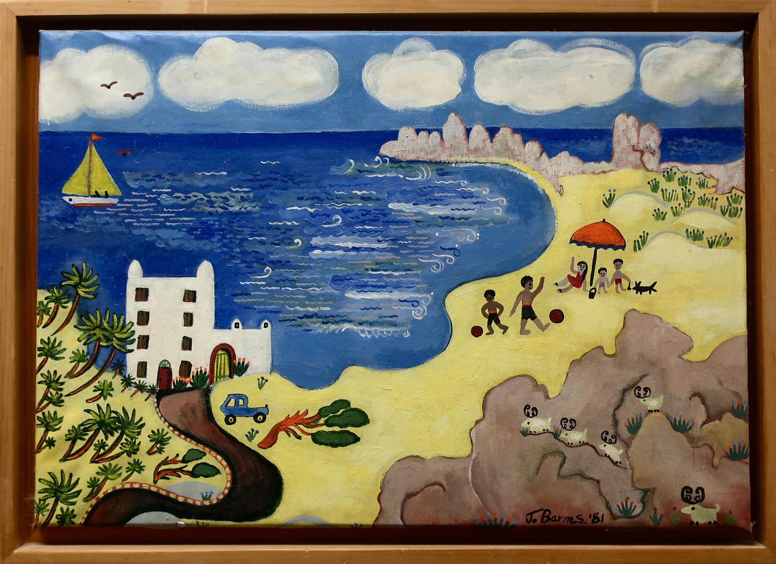 Janice Barnes - Untitled (Beach Scene)