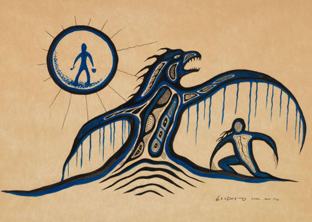 Carl Ray (1942-1978) - Eagle Spirit, Sun Spirit and Warrior